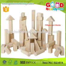 398pcs Solid Wooden Construction Toy Standard Unit Blocks